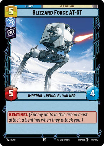 Blizzard Force AT-ST (103/104) (103/104) [Intro Battle: Hoth]