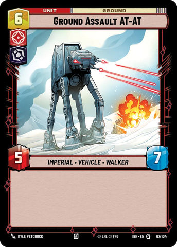 Ground Assault AT-AT (67/104) (67/104) [Intro Battle: Hoth]