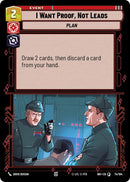 I Want Proof, Not Leads (74/104) (74/104) [Intro Battle: Hoth]