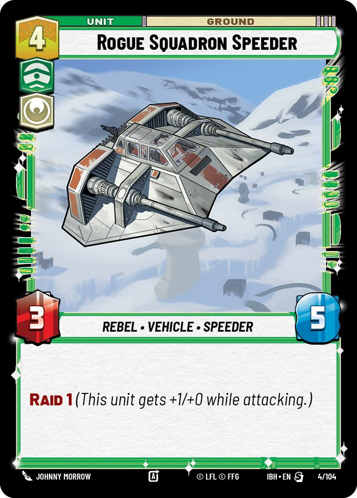 Rogue Squadron Speeder (4/104) (4/104) [Intro Battle: Hoth]