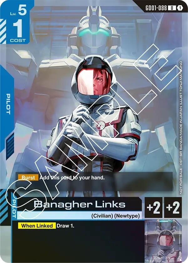 Image for Banagher Links (Launch Event) (GD01-088) - Gundam Card Game
