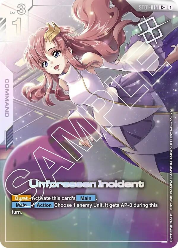 Image for Unforeseen Incident (Store Tournament Winner Pack 01) (ST01-014) - Gundam Card Game