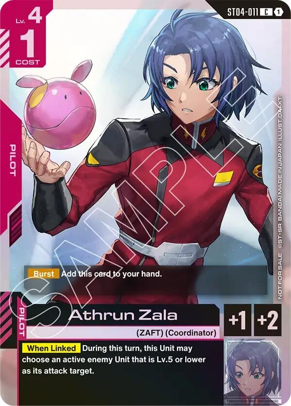 Image for Athrun Zala (Store Tournament Participant Pack 01) (ST04-011) - Gundam Card Game