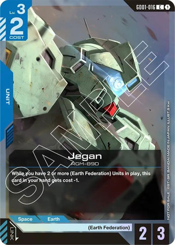 Image for Jegan (Store Tournament Participant Pack 01) (GD01-016) - Gundam Card Game