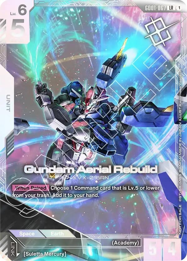 Image for Gundam Aerial Rebuild (Newtype Challenge 2025 Mission1) (GD01-067) - Gundam Card Game