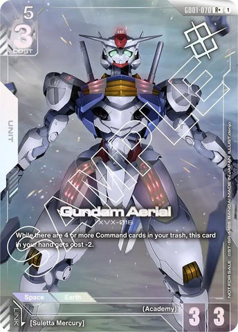 Image for Gundam Aerial (Store Tournament Winner Pack 01) (GD01-070) - Gundam Card Game