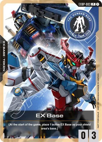 Image for EX Base (EXBP-003) (Mobile Suit Gundam GQuuuuuuX) (EXBP-003) - Gundam Card Game