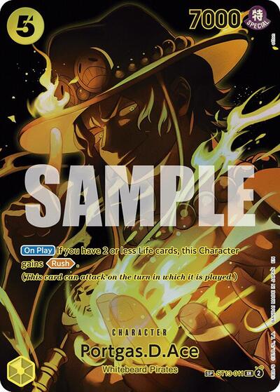 Portgas.D.Ace - (ST13-011) - Legacy of the Master - (Super Rare)