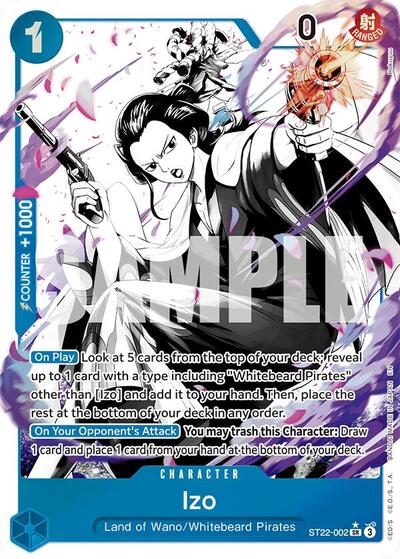 Izo (Parallel) - (ST22-002) - Starter Deck 22: Ace & Newgate - (Super Rare)