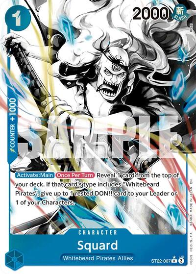 Squard (Parallel) - (ST22-007) - Starter Deck 22: Ace & Newgate - (Common)