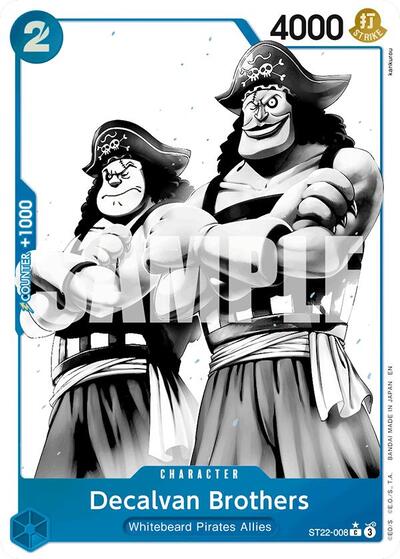 Decalvan Brothers (Parallel) - (ST22-008) - Starter Deck 22: Ace & Newgate - (Common)