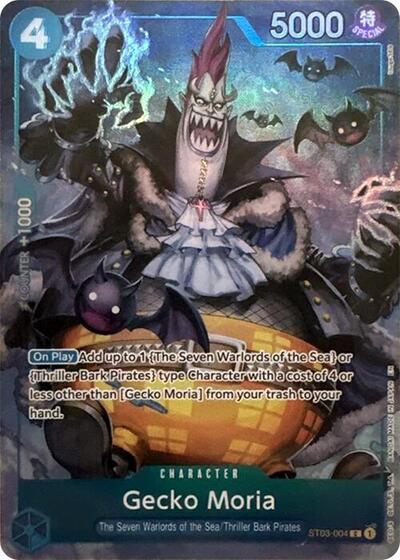Gecko Moria (Seven Warlords of the Sea Binder Set) - (ST03-004) - One Piece Promotion Cards - (Common)