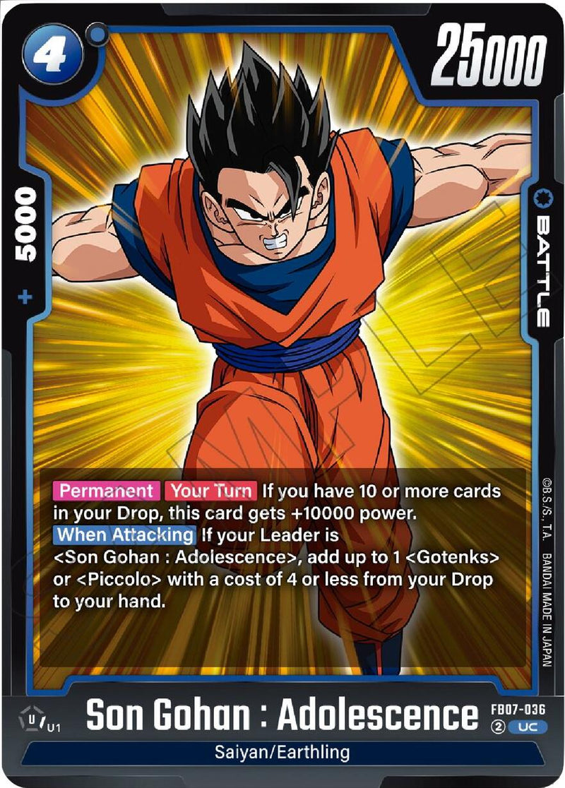 Son Gohan : Adolescence [Wish For Shenron]