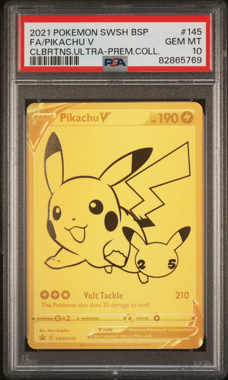 PSA 10 - Celebration UPC Promo - Pikachu V