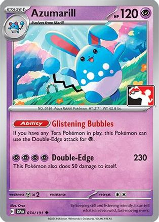 Azumarill (074/191) [Prize Pack Series Seven]