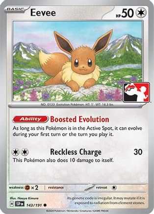 Eevee (143/191) [Prize Pack Series Seven]