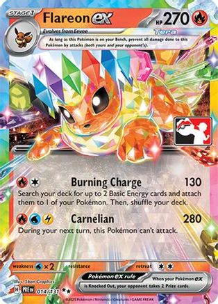 Flareon ex - 014/131 14 - Prize Pack Series Cards Holofoil
