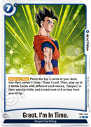 Great. I'm In Time. [Wish For Shenron]