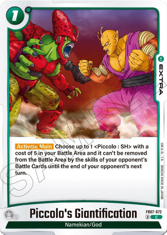 Piccolo's Giantification [Wish For Shenron]