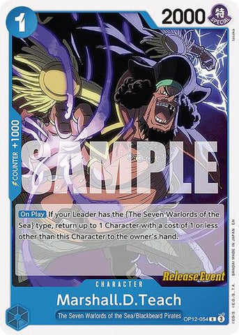 Marshall.D.Teach - (OP12-054) - Legacy of the Master Release Event Cards - (Common)