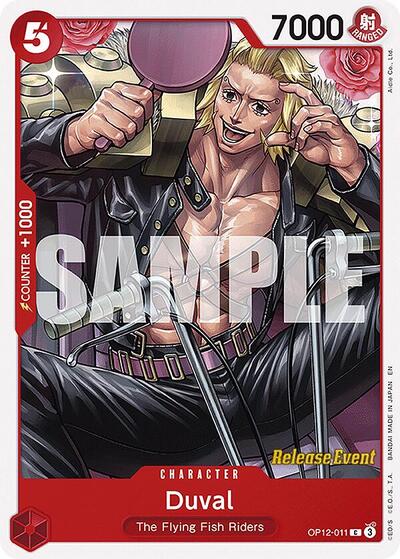 Duval - (OP12-011) - Legacy of the Master Release Event Cards - (Common)