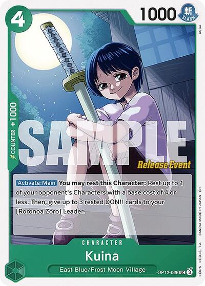 Kuina - (OP12-026) - Legacy of the Master Release Event Cards - (Uncommon)