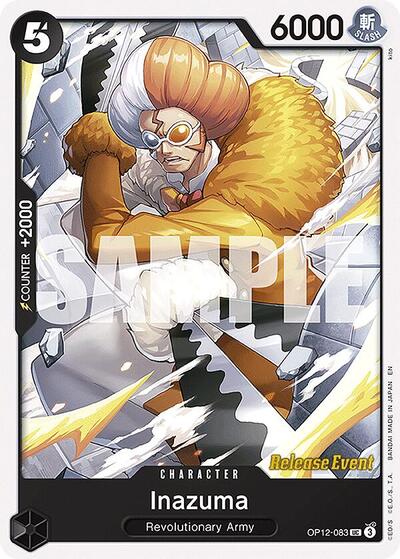Inazuma - (OP12-083) - Legacy of the Master Release Event Cards - (Uncommon)