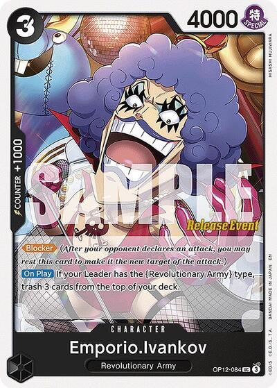 Emporio.Ivankov - (OP12-084) - Legacy of the Master Release Event Cards - (Uncommon)