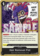 Hair Removal Fist - (OP12-098) - Legacy of the Master Release Event Cards - (Uncommon)
