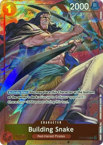 Building Snake (Premium Card Collection -Best Selection Vol. 4-) - (OP09-008) - One Piece Promotion Cards - (Uncommon)