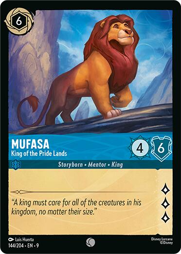 Mufasa - King of the Pride Lands (144/204) [Fabled]