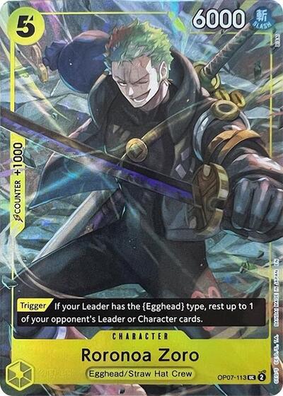 Roronoa Zoro (Illustration Box Vol.3) - (OP07-113) - One Piece Promotion Cards - (Uncommon)