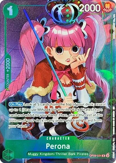 Perona (Illustration Box Vol.4) - (OP09-034) - One Piece Promotion Cards - (Rare)