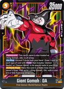 Giant Gomah : DA [Wish For Shenron]