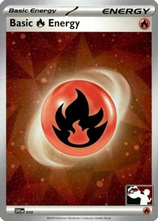 Basic Fire Energy (010) (Cosmos Holo) [Prize Pack Series Seven]