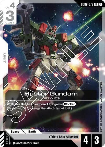 Buster Gundam (GD02-076) - Dual Impact (UC)