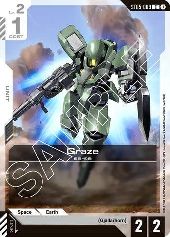 Image for Graze (ST05-009) - Gundam Card Game
