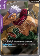 Image for With Iron and Blood (ST05-013) - Gundam Card Game