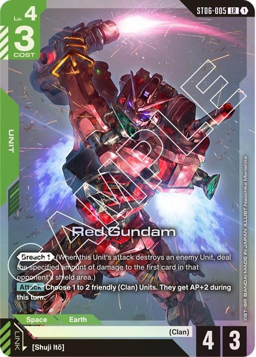 Image for Red Gundam (ST06-005) - Gundam Card Game