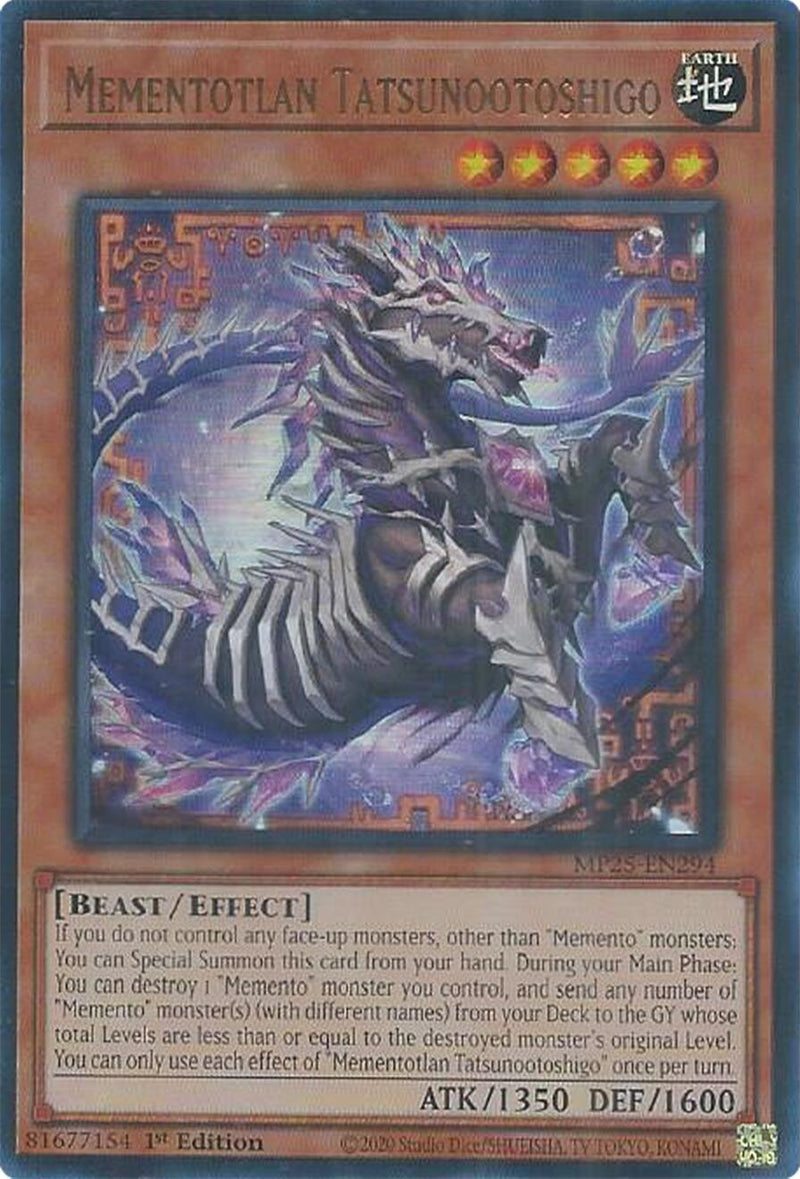 Mementotlan Tatsunootoshigo (MP25-EN294) (2025 Mega-Pack) (MP25)