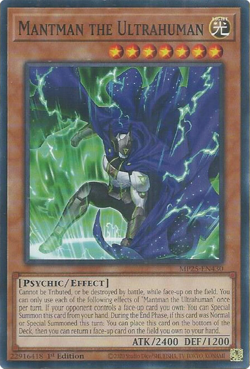 Mantman the Ultrahuman (MP25-EN430) (2025 Mega-Pack) (MP25)