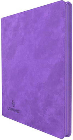 Image for GameGenic Zip-Up Album 24-Pocket Side-Loading - Purple - Storage Albums