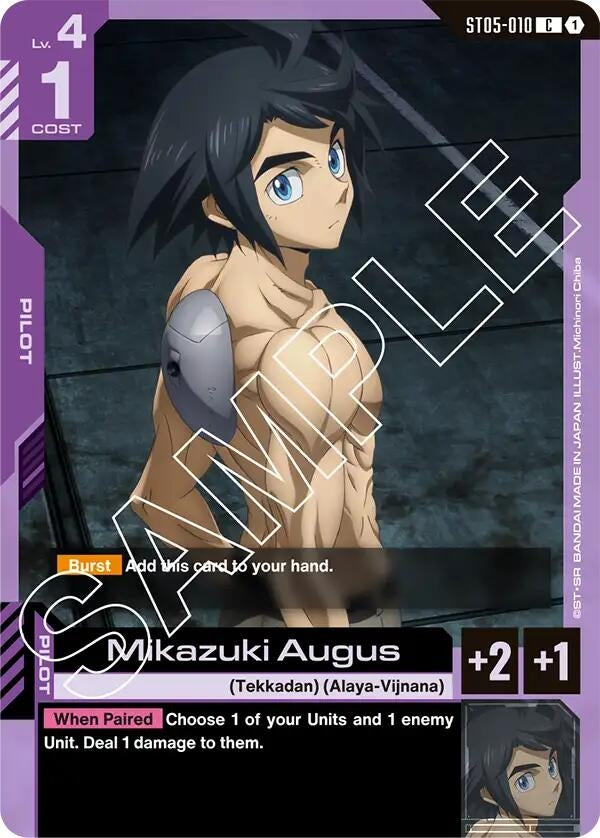 Image for Mikazuki Augus (ST05-010) - Gundam Card Game
