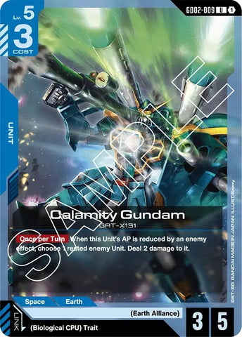 Image for Calamity Gundam (GD02-009) (Dual Impact) - Gundam Card Game