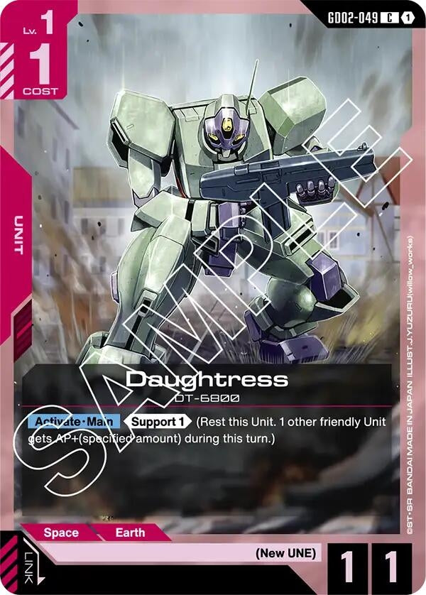 Image for Daughtress (GD02-049) (Dual Impact) - Gundam Card Game