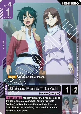 Image for Garrod Ran & Tiffa Adill (GD02-094) (Dual Impact) - Gundam Card Game