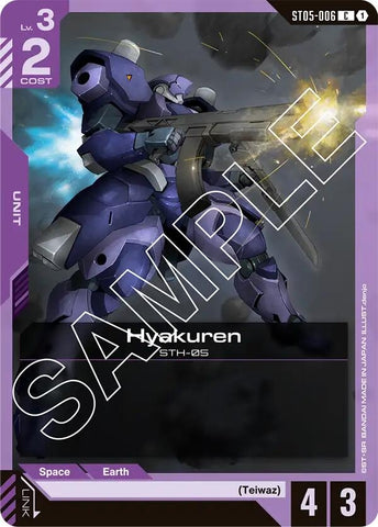Image for Hyakuren (ST05-006) - Gundam Card Game