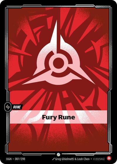 Fury Rune (007/298) (Origins) (Common)