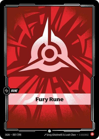 Fury Rune (007/298) (Origins) (Common)
