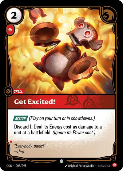 Get Excited! (008/298) (Origins) (Common)